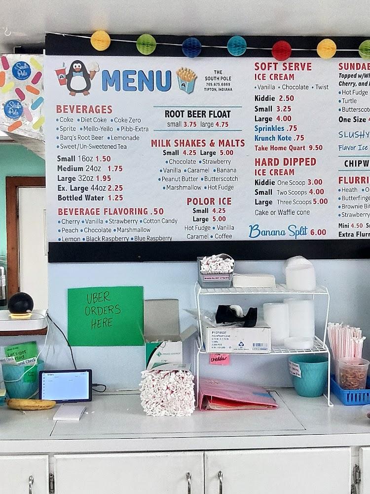 The South Pole Menu image 1