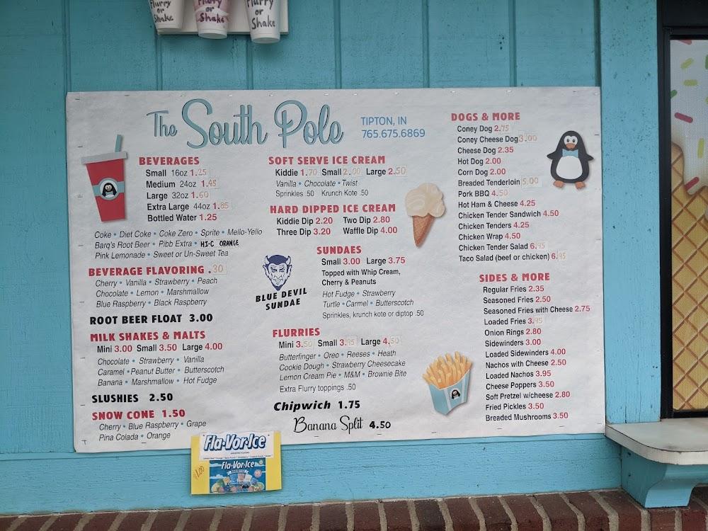 The South Pole Menu image 4